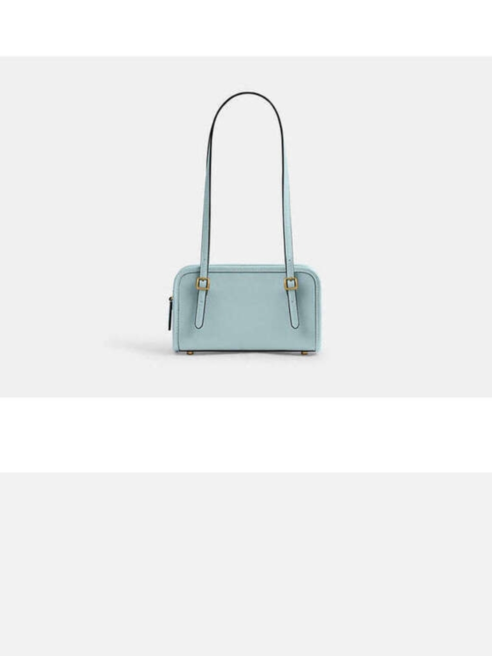 Coach Swing Zip 20 Trendy Mini Shoulder Bag - Light Blue - Picture 3 of 8
